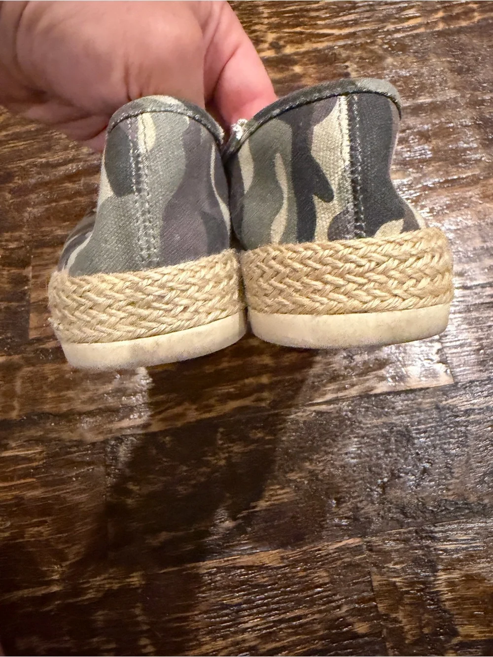 Esprit Women’s Erika Camouflage Slip-On Espadrilles - Green & Brown